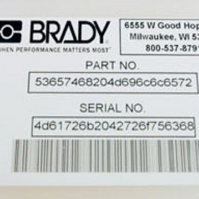 BRADY B-489 超强粘胶标签