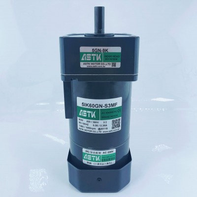 5IK60GN-S3MF 5GN9K刹车减速马达ASTK牌