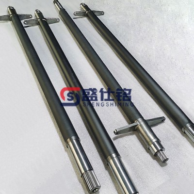 碳纤维薄膜设备碳纤维导辊 高速分切机碳纤维展平辊