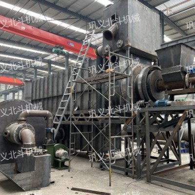 新型全自动无氧热解炭化炉 适用于竹屑锯末等农林废料生产效率高