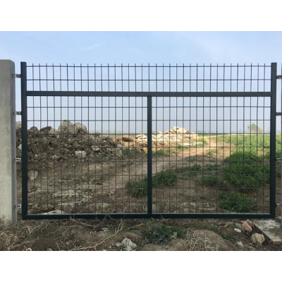 双边丝高速公路护栏网厂区院墙圈地栅栏铁钢丝网围栏网