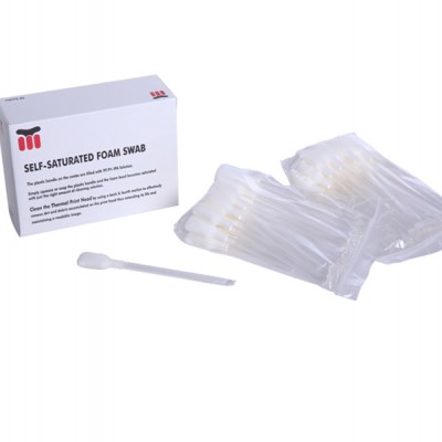 海绵头IPASS-4.5挤压清洁棉签 酒精清洁擦拭棒