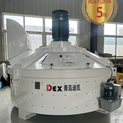 行星式立轴搅拌机独特设计传动结构，低噪运行不扰场