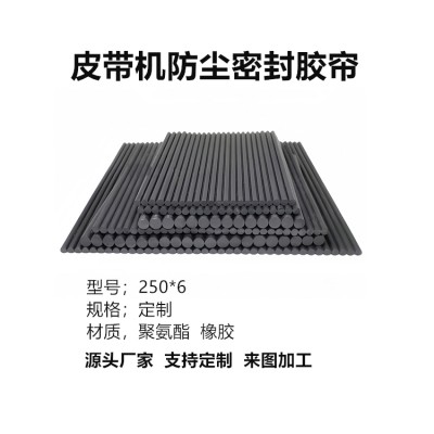 挡尘帘橡胶密封胶帘矿用风帘
