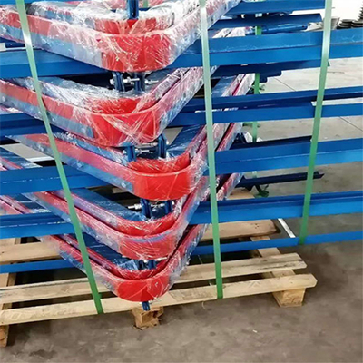 皮带机空段 V 型聚氨酯清扫器 回程皮带刮料器